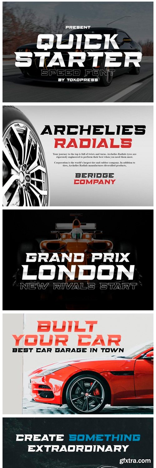 Quickstarter Font Quickstarter Font