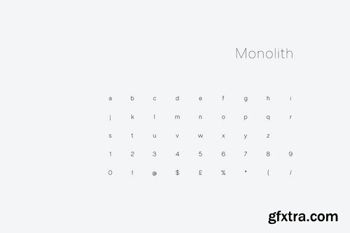 CM - Monolith - Sans Family 4270315