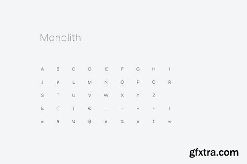 CM - Monolith - Sans Family 4270315