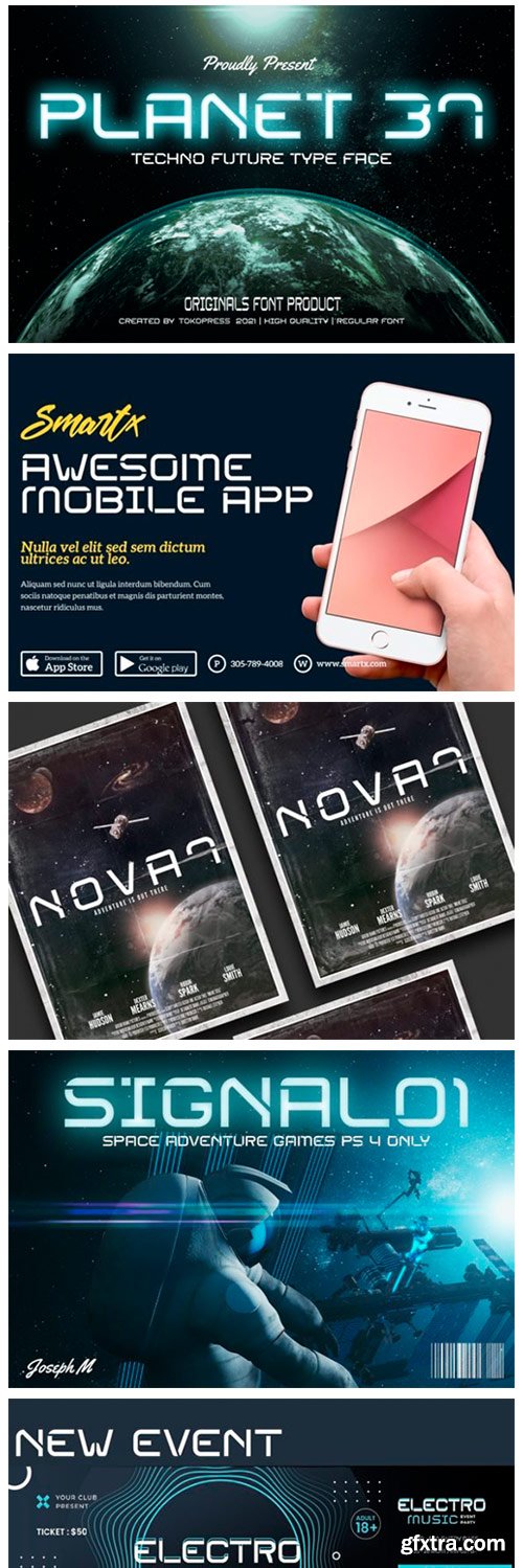 Planet 37 Font Planet 37 Font