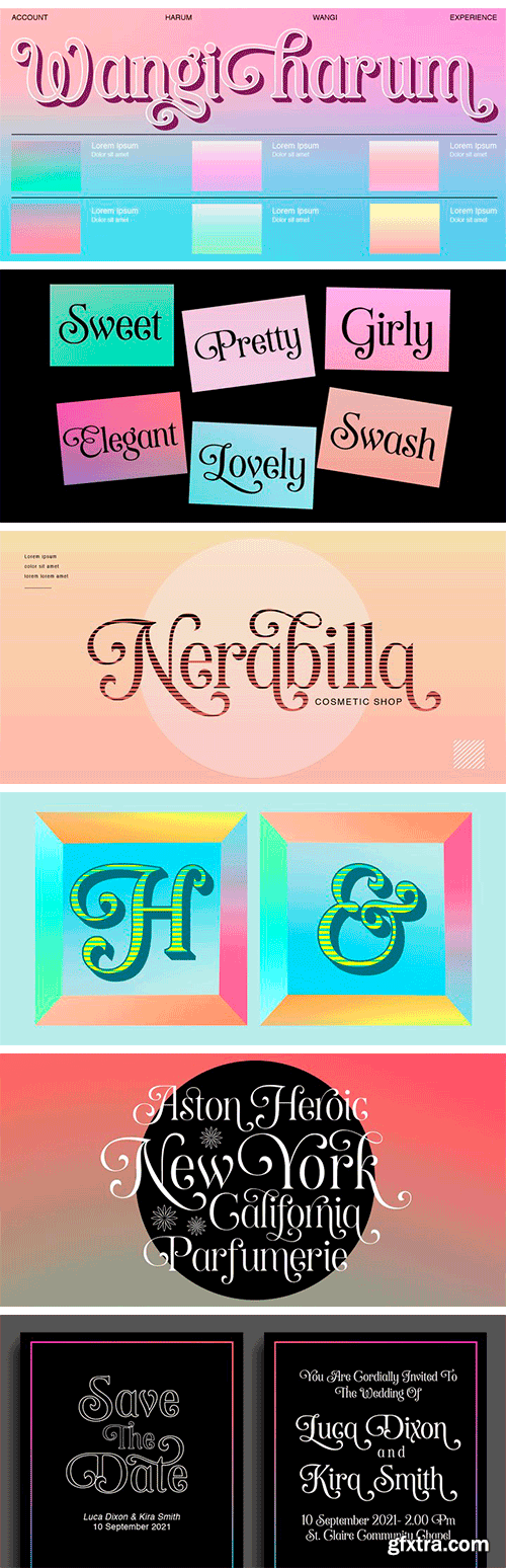 Heshanty Font Family Heshanty Font Family