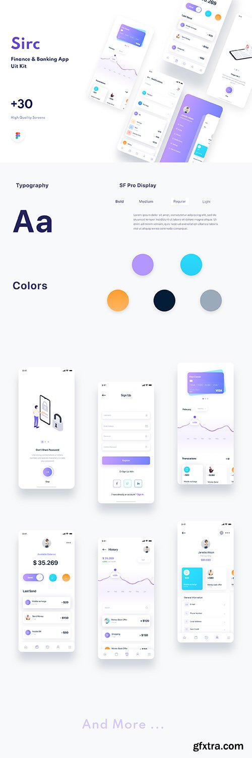 Sirc - Banking App UI Kit Sirc - Banking App UI Kit