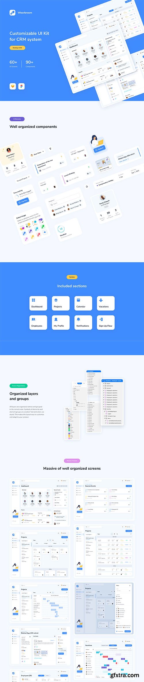 UI For a CRM System