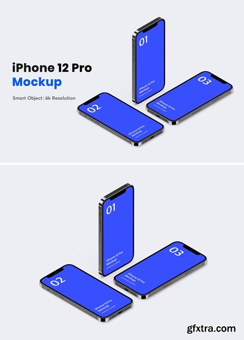 iPhone 12 Pro Isometric Mockup 13.0