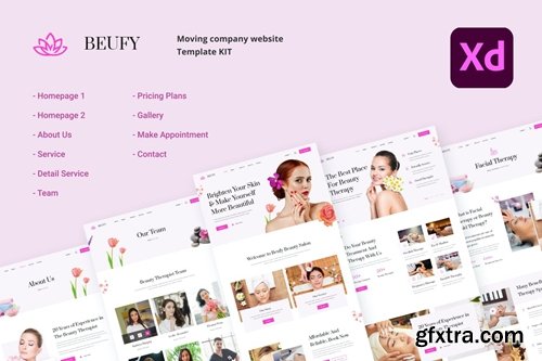 Beufy – Dermatology and Skincare UI Kits