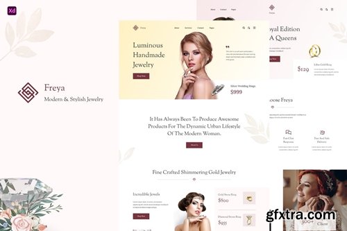 Freya - Jewellery Store UI Kits
