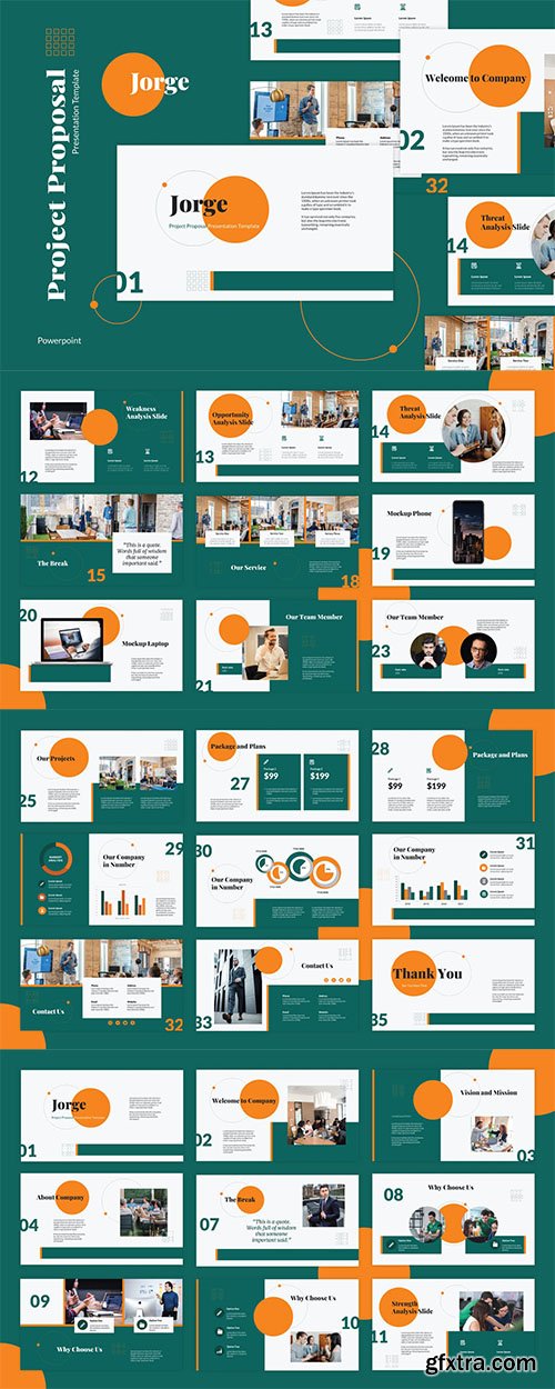 Project Proposal - Powerpoint, Keynote and Google Slides Template