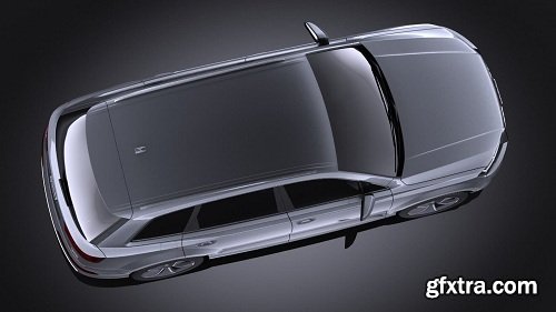 Audi Q7 E-Tron 2017 (vray) 3D Model