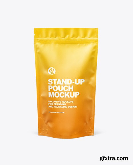 Matte Stand-up Pouch Mockup 86590