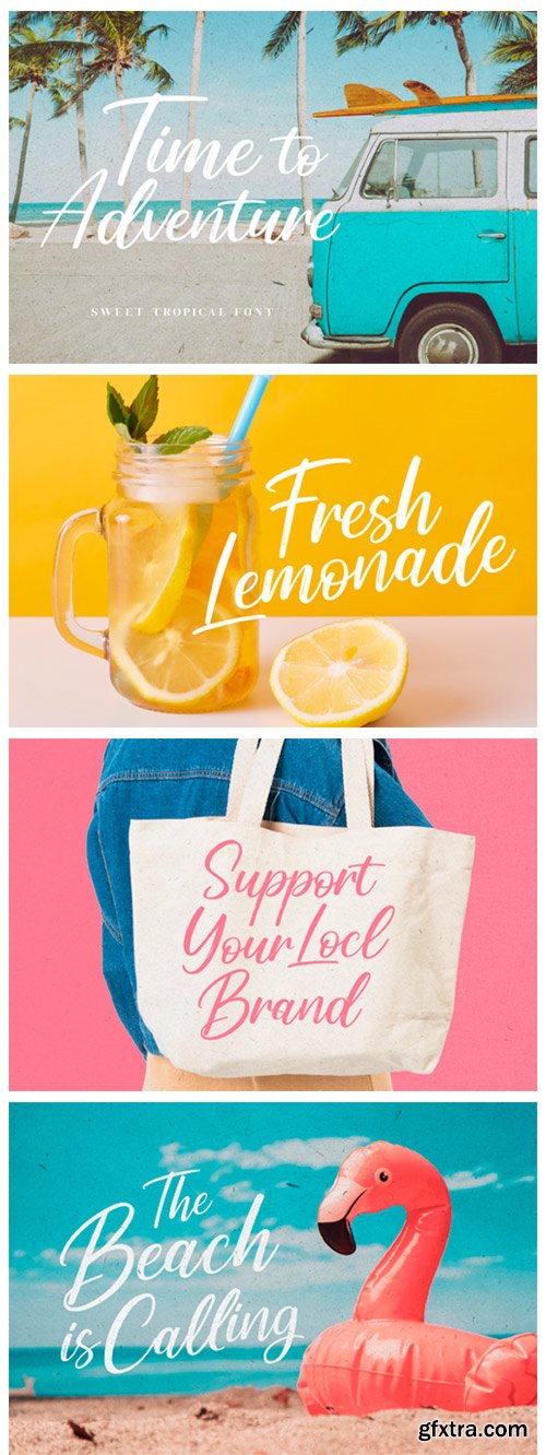 Sweet Tropical Font Sweet Tropical Font