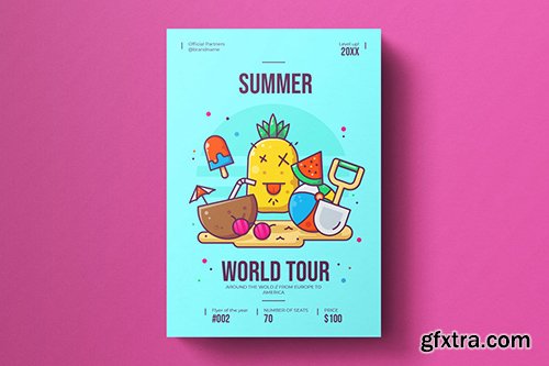 Summer Party Flyer Template Summer Party Flyer Template