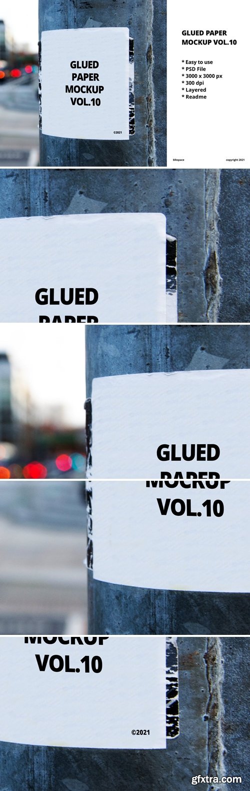 Glued Paper Mockup Vol.10