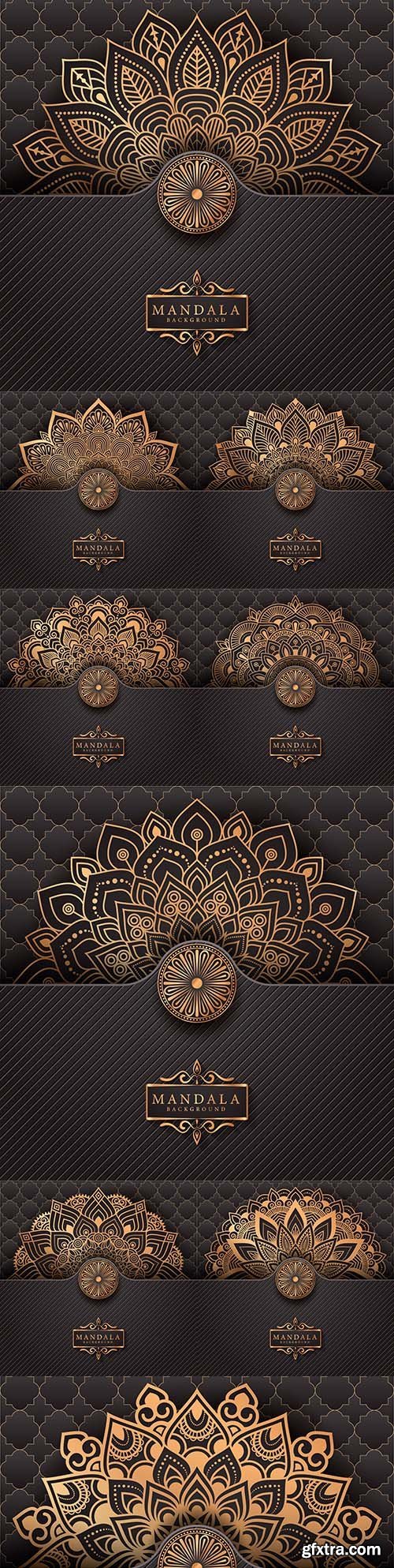 Luxury mandala decorative ethnic background element