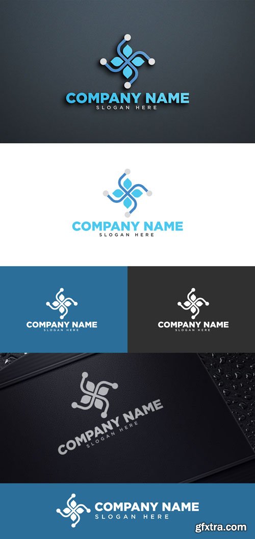 Modern Art Logo Vector Template Modern Art Logo Vector Template