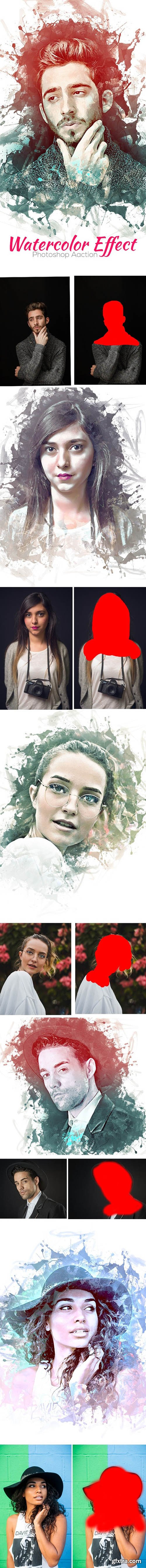 GraphicRiver - Watercolor Effect Photoshop Action 24740269