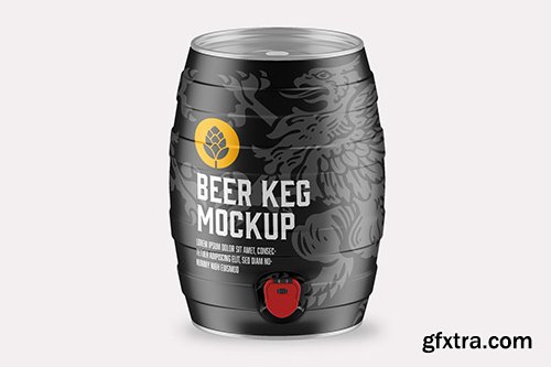 Beer Keg Mockup ZQP2Q9S Beer Keg Mockup ZQP2Q9S