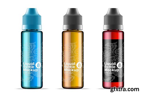 Glossy Dropper Bottle Mockup YB94AJP