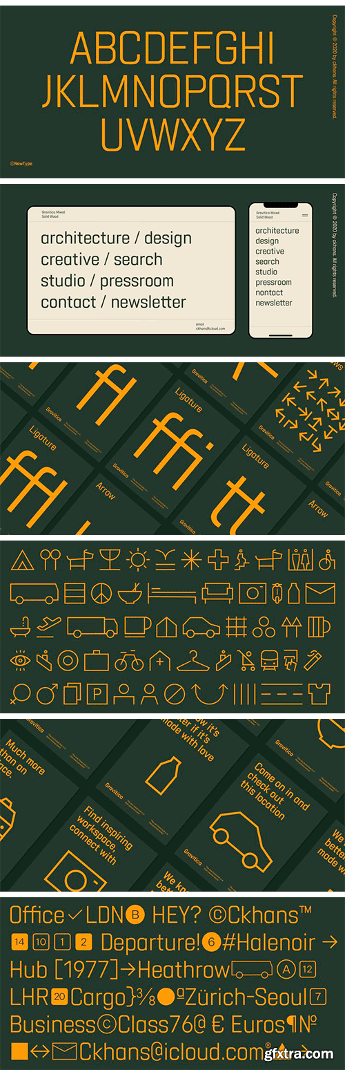 Gridink Font Family Gridink Font Family