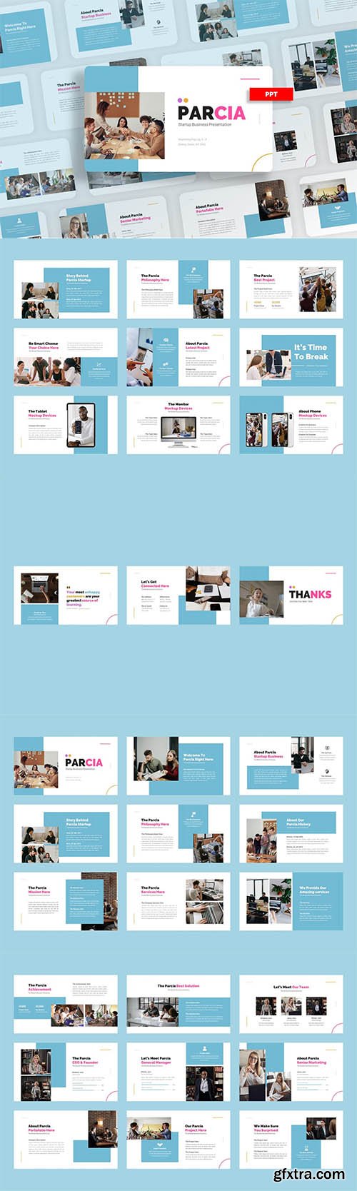 Parcia Startup Business - Powerpoint, Keynote and Google Slides Template Parcia Startup Business - Powerpoint, Keynote and Google Slides Template