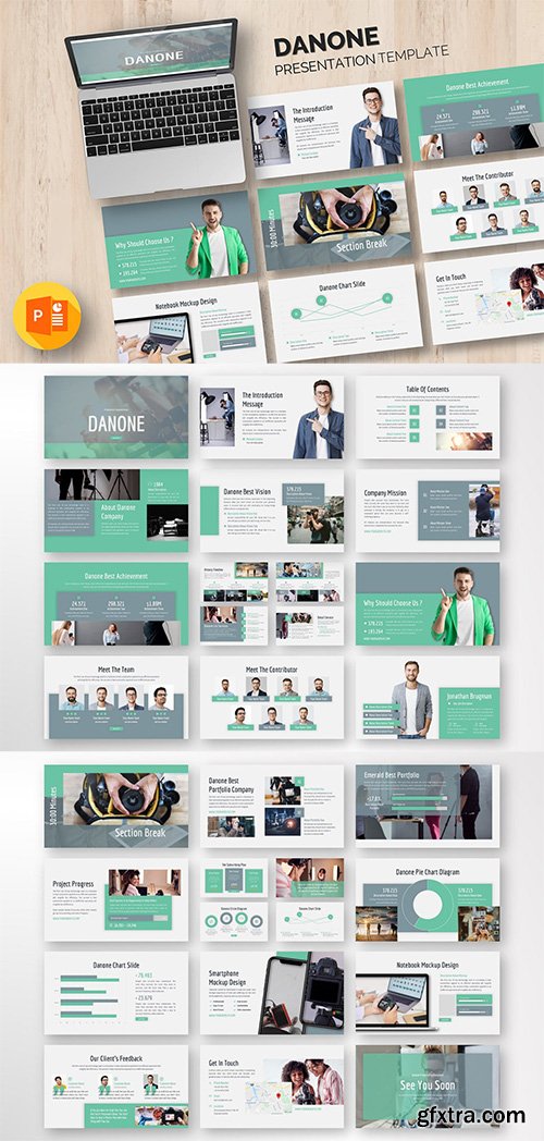 Danone - Business Powerpoint Template
