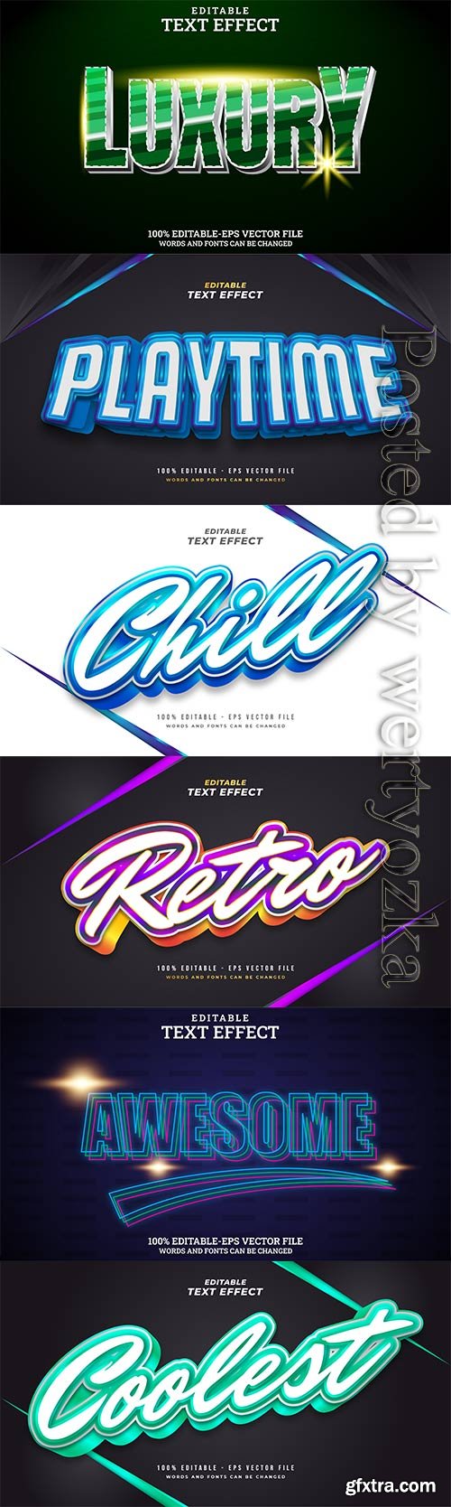 3d editable text style effect vector vol 768 3d editable text style effect vector vol 768