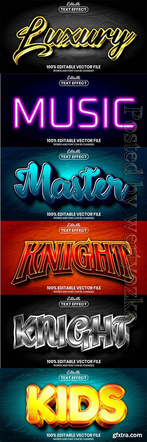 3d editable text style effect vector vol 760 3d editable text style effect vector vol 760