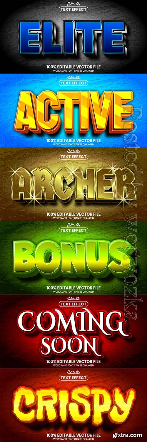 3d editable text style effect vector vol 758 3d editable text style effect vector vol 758