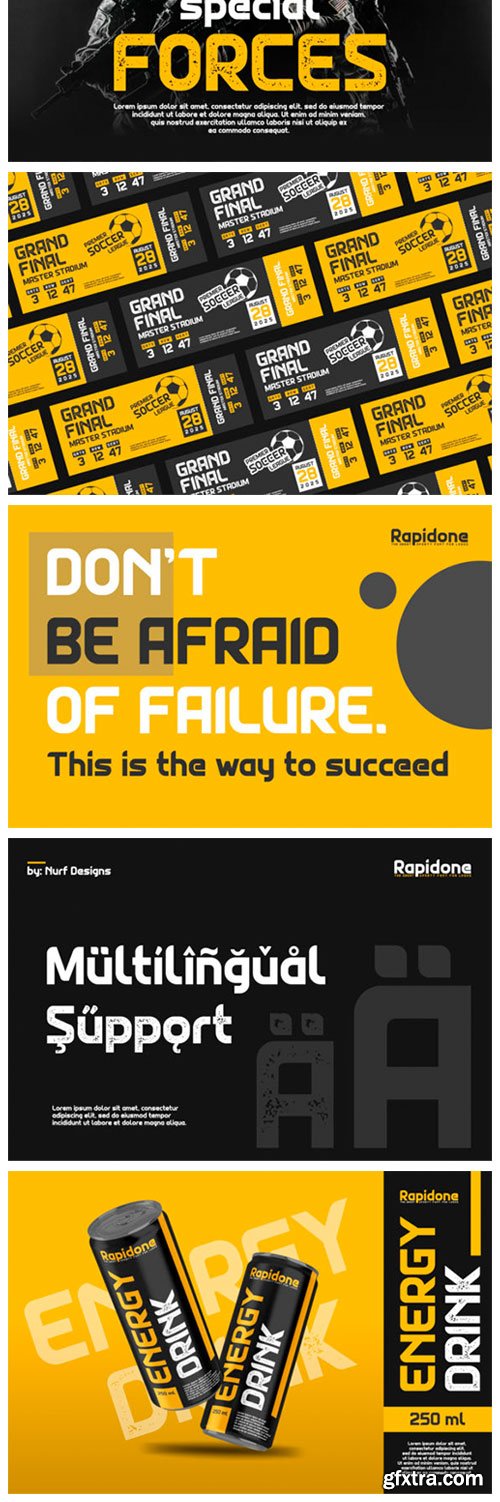 Rapidone Font Rapidone Font