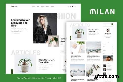 ThemeForest - Milan v1.0.0 - Blog & Magazine Elementor Template Kit - 33223832 ThemeForest - Milan v1.0.0 - Blog & Magazine Elementor Template Kit - 33223832