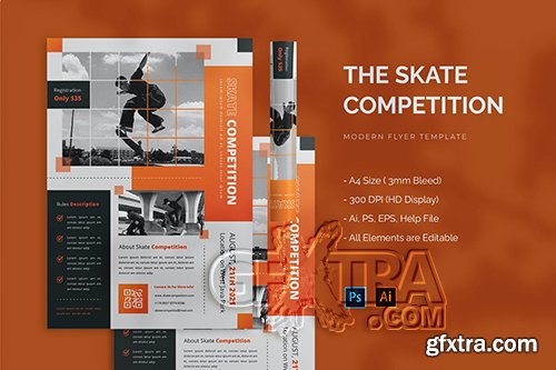 Skate Competition - Flyer 65YPB9M