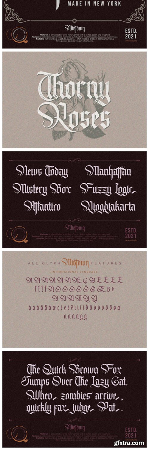 Midtown Font Midtown Font