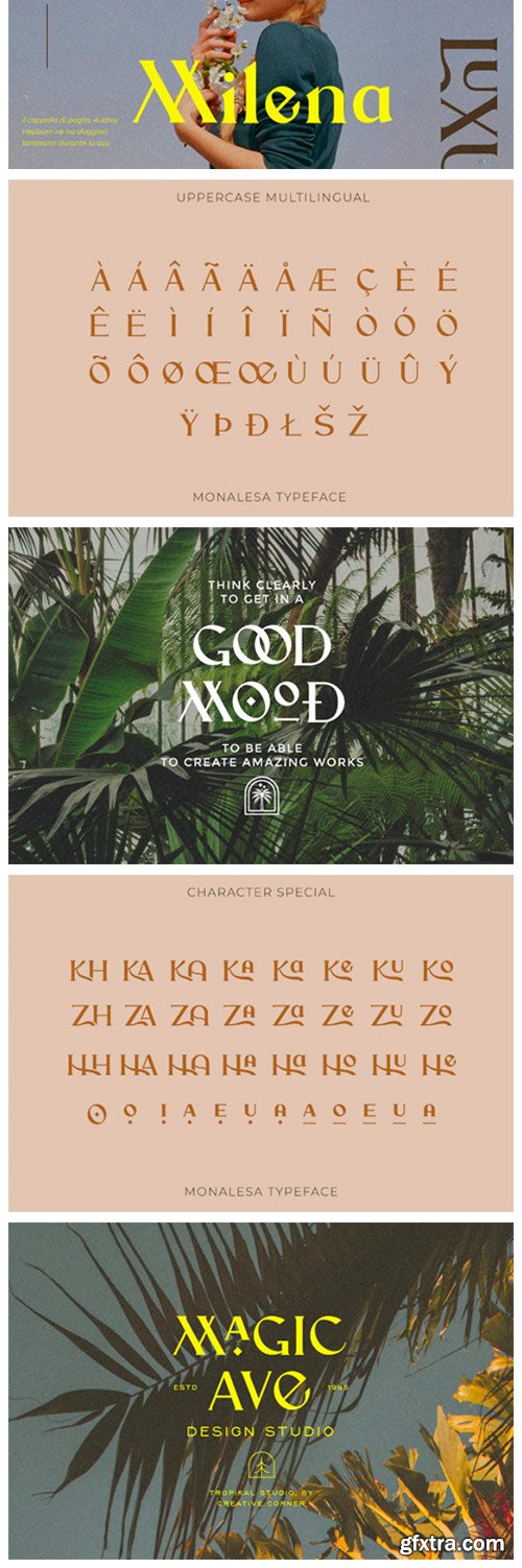 Monalesa Font Monalesa Font