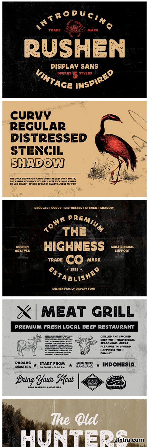 Rushen Font Rushen Font