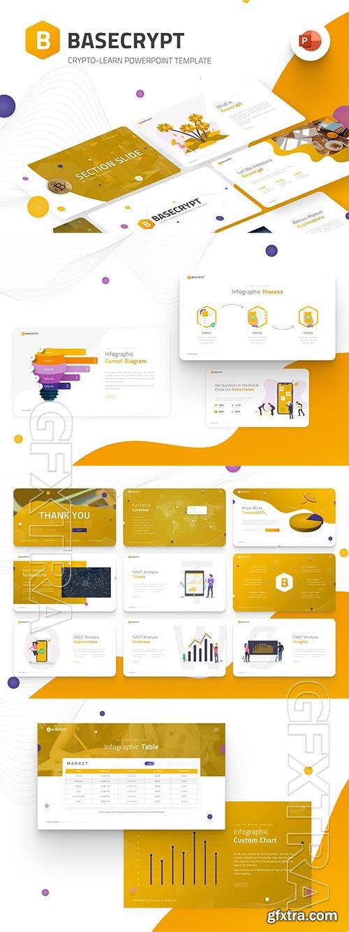 Basecrypt Crypto Learn PowerPoint Template 7RMEDVC Basecrypt Crypto Learn PowerPoint Template 7RMEDVC
