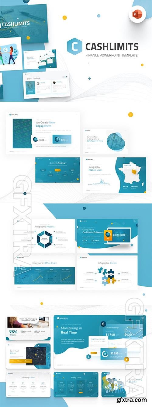 Cashlimits Finance PowerPoint Template 8DACYZF