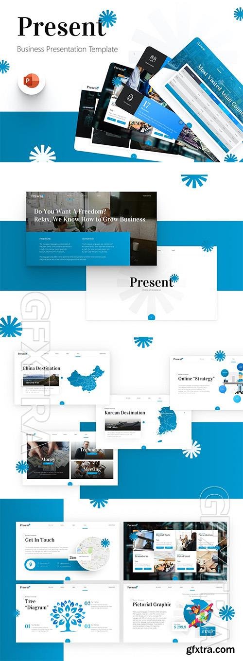 Present Business PowerPoint Template NXCSUPV