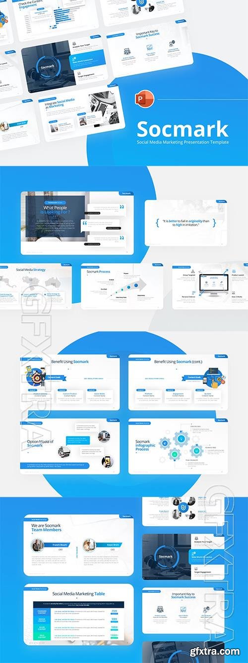 Socmark Social Media Marketing PowerPoint Template YG73X6D Socmark Social Media Marketing PowerPoint Template YG73X6D