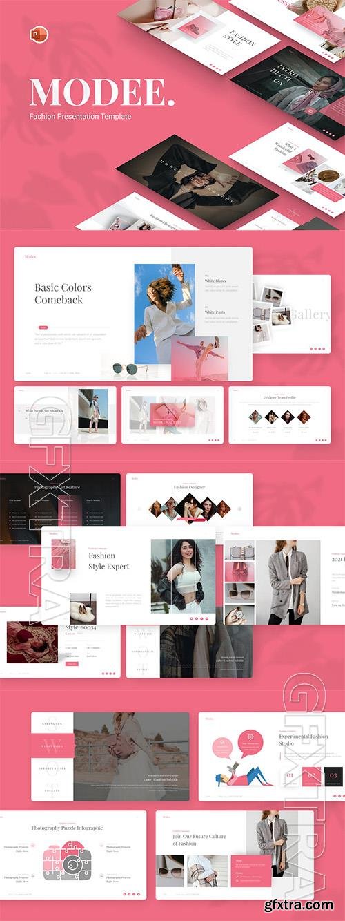 Modee Fashion PowerPoint Template AZDT5U7