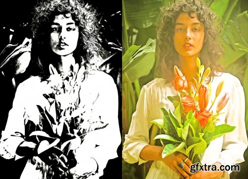 CreativeMarket - Traditional Oil Painting PS Action 6272887