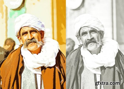 CreativeMarket - Traditional Oil Painting PS Action 6272887