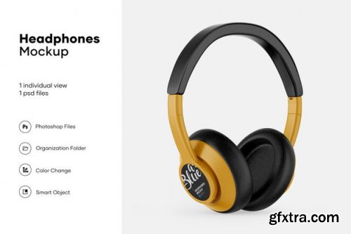 Headphones mockup