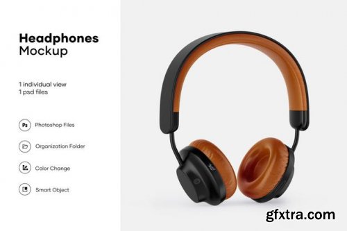 Headphones mockup