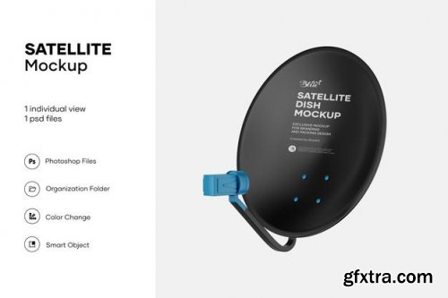 Satellite dish mockup