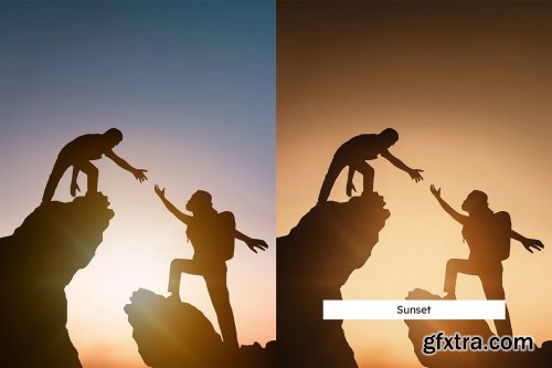 CreativeMarket - 20 Silhouette Lightroom Presets & LUTs 6258631