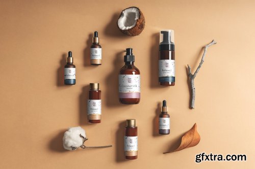 CreativeMarket - Natura – Cosmetics Mockups 5426379