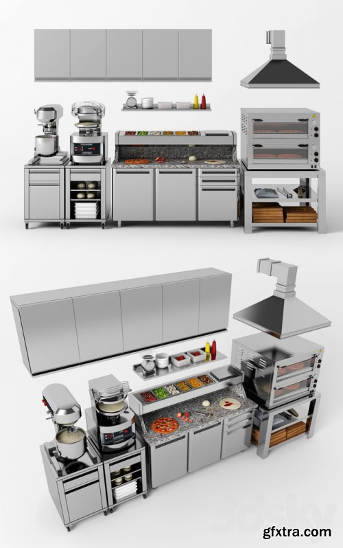 Equipment for pizzeria