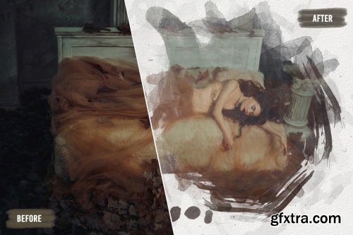 CreativeMarket - 50 Painting Artistic Brushes - Vol. 2 6258402