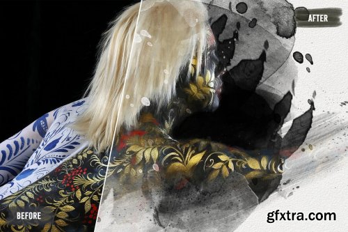 CreativeMarket - 50 Painting Artistic Brushes - Vol. 6 6259375