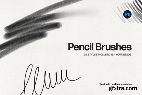 Basic Pencil Photoshop Brushes