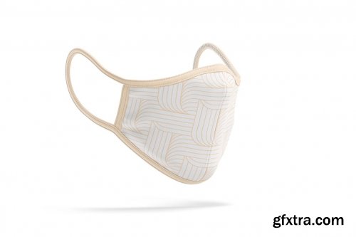 CreativeMarket - Fabric Face Mask Animated Mockup 6223522